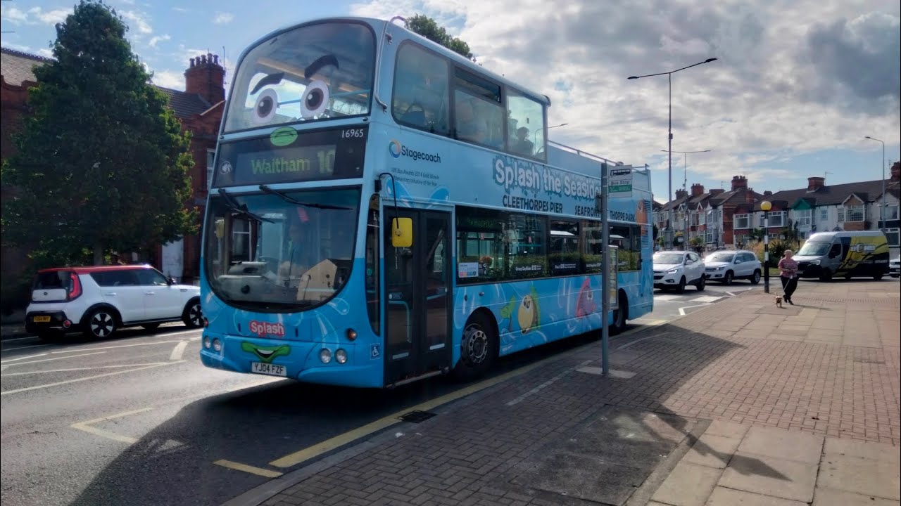 Escape from the seaside part 2! Stagecoach Grimsby open -top 16962 and 16965 routes 9 &10, 13/7/23