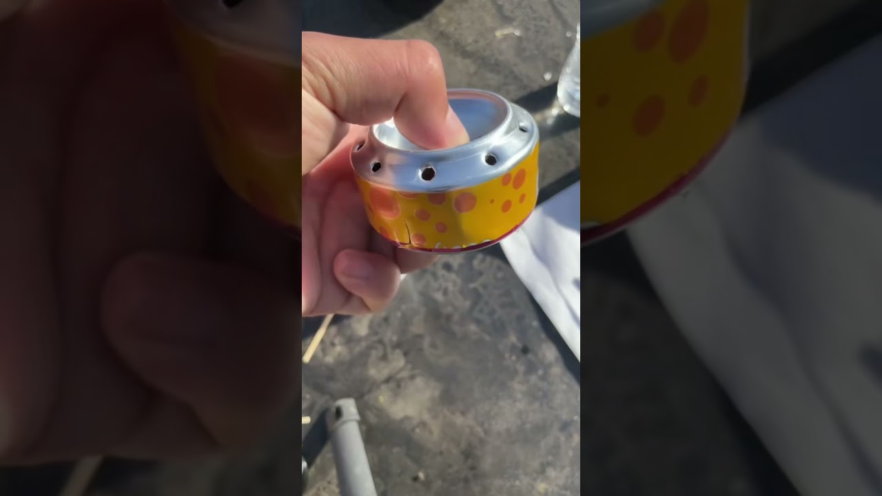Я сделал печь из консервной банки 😱!!! #шорты