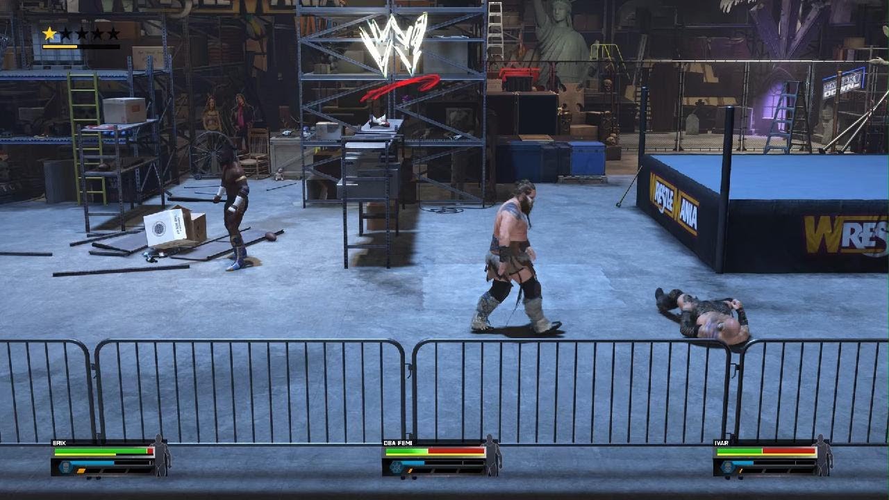 WWE 2K25 oba going crazy