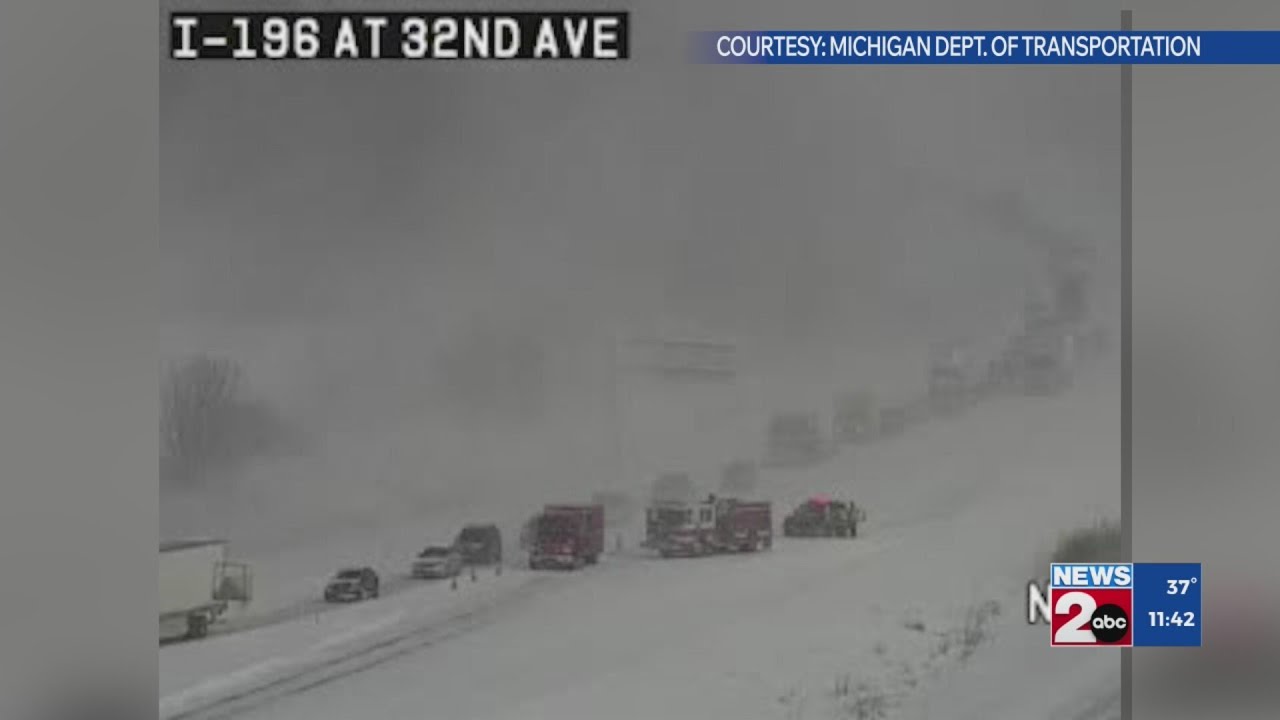 100+ car pileup reported on Michigan interstate