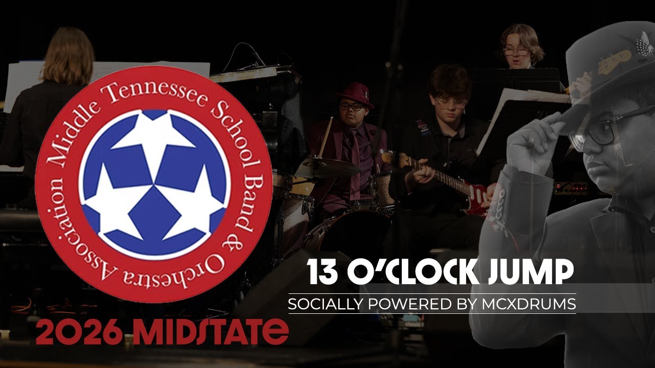 2026 MTSBOA MidState 7/8 Jazz Band 13 O'Clock Jump Micah Copeland Drummer