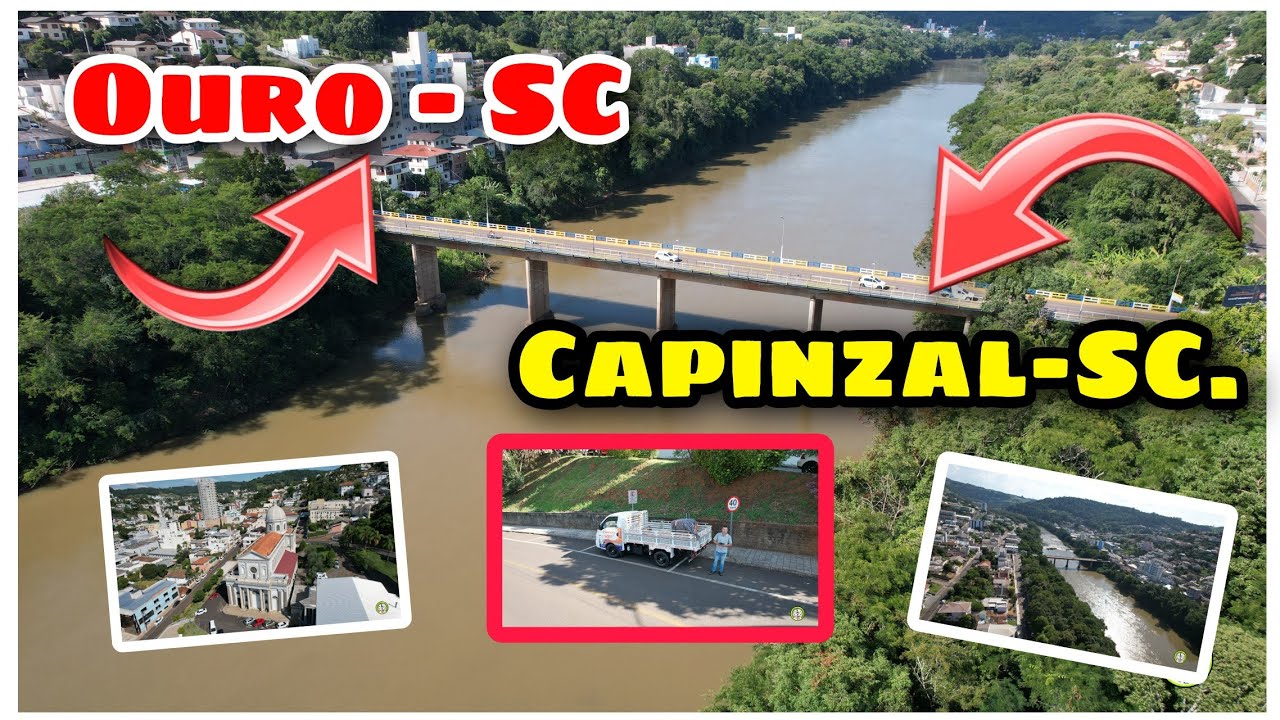 Conheça Capinzal  e Ouro -SC Com a Drones Aventuras e Detectorismo  (4k )