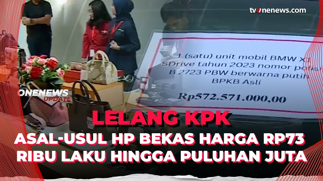 Viral! 2 Unit HP Oppo Laku Rp59 Juta di Lelang KPK | OneNews Update