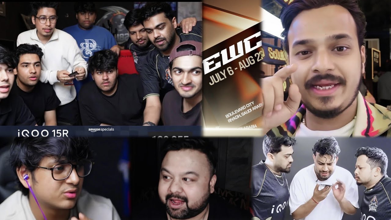 S8UL EWC 🥶 Soul Boys IRL Goblin Mamba 👀 GoldyDa Thank Thug 🚀 Mortal on CCs 🥲 Lolzz,Rega,Nakul,Jonty