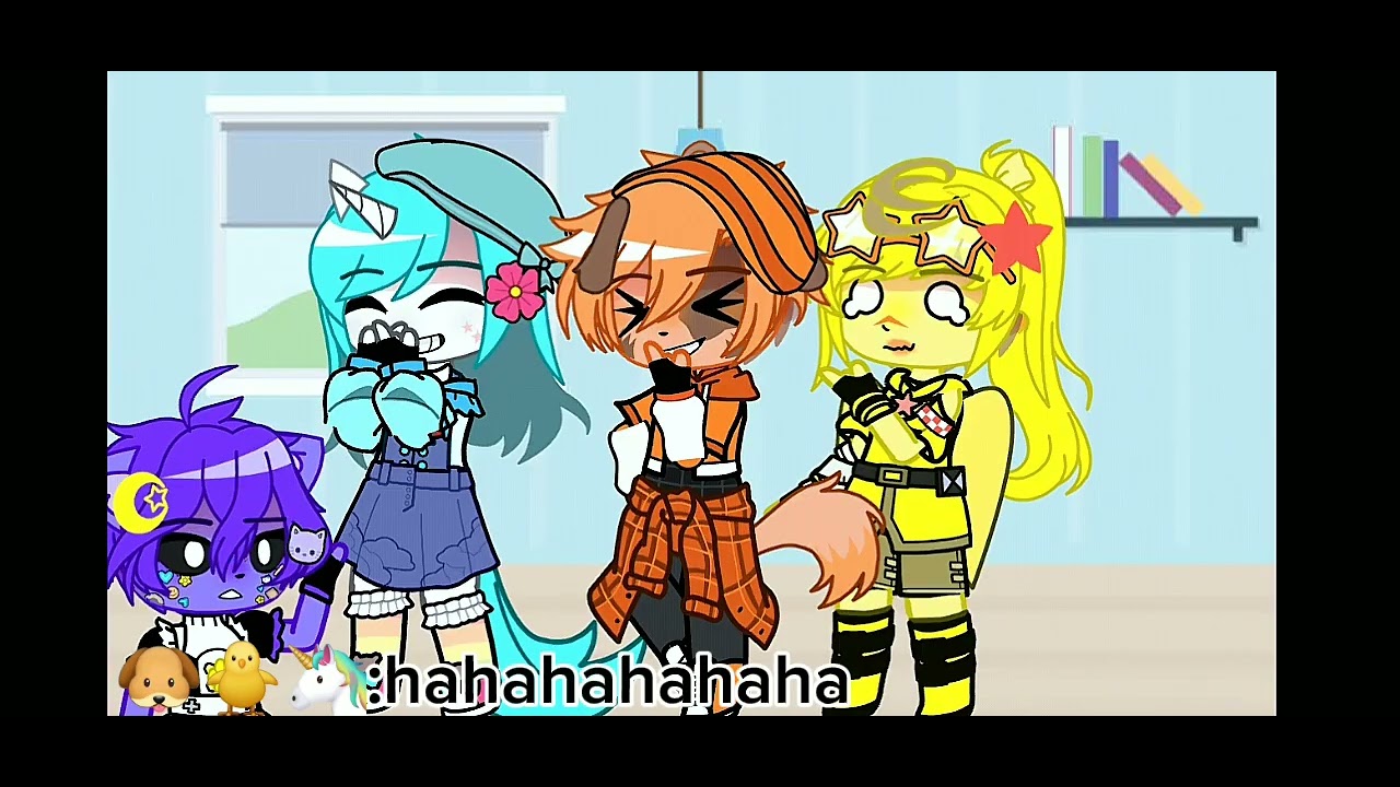 (smiling critters) gacha club//cat nap dipakai kan baju //😳