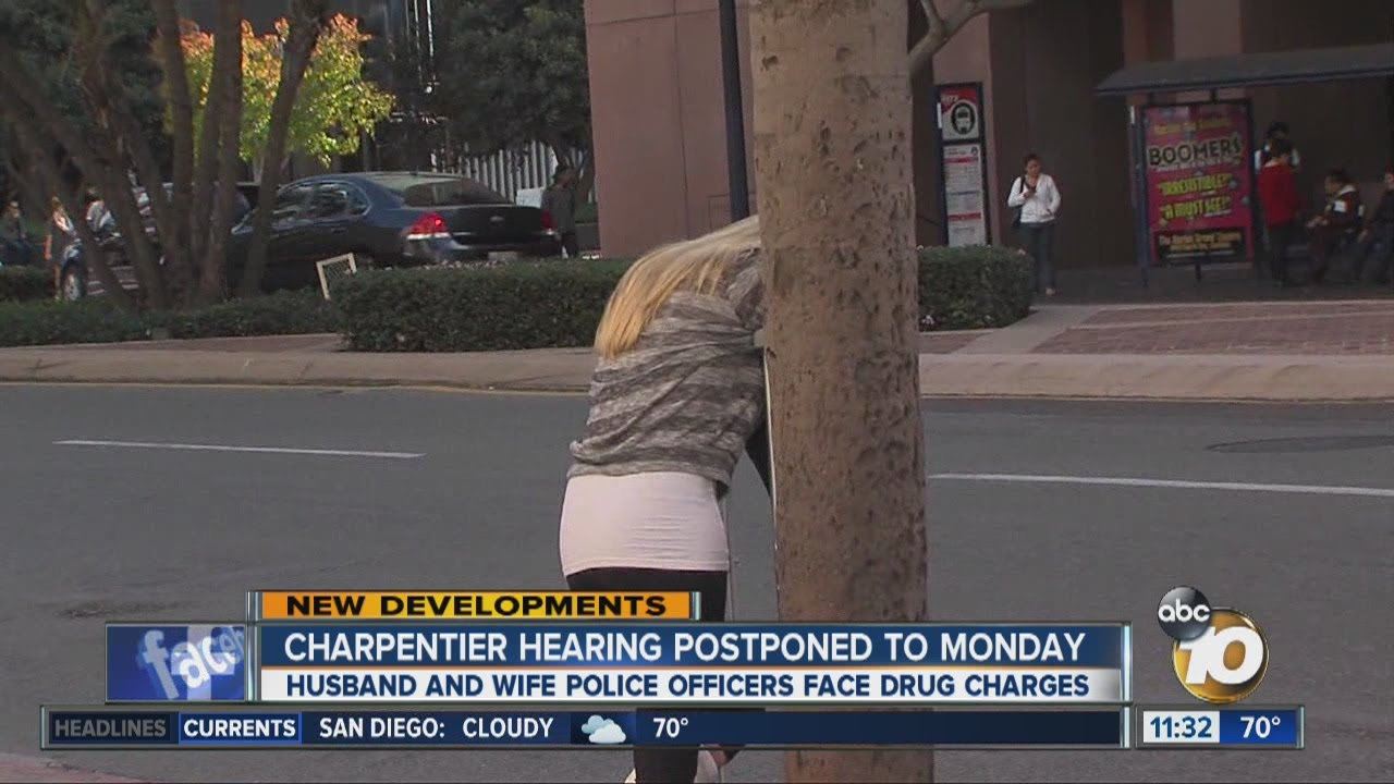 Hearing for married SDPD officers accused of selling drugs postponed