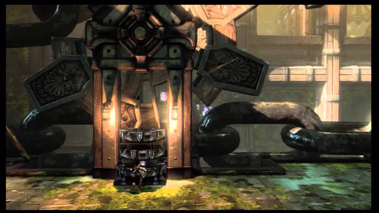 God of War: Ascension - Chap 18 Delos Landing: Gear & Chain Puzzle (Edited), Chests, Uroborus PS3