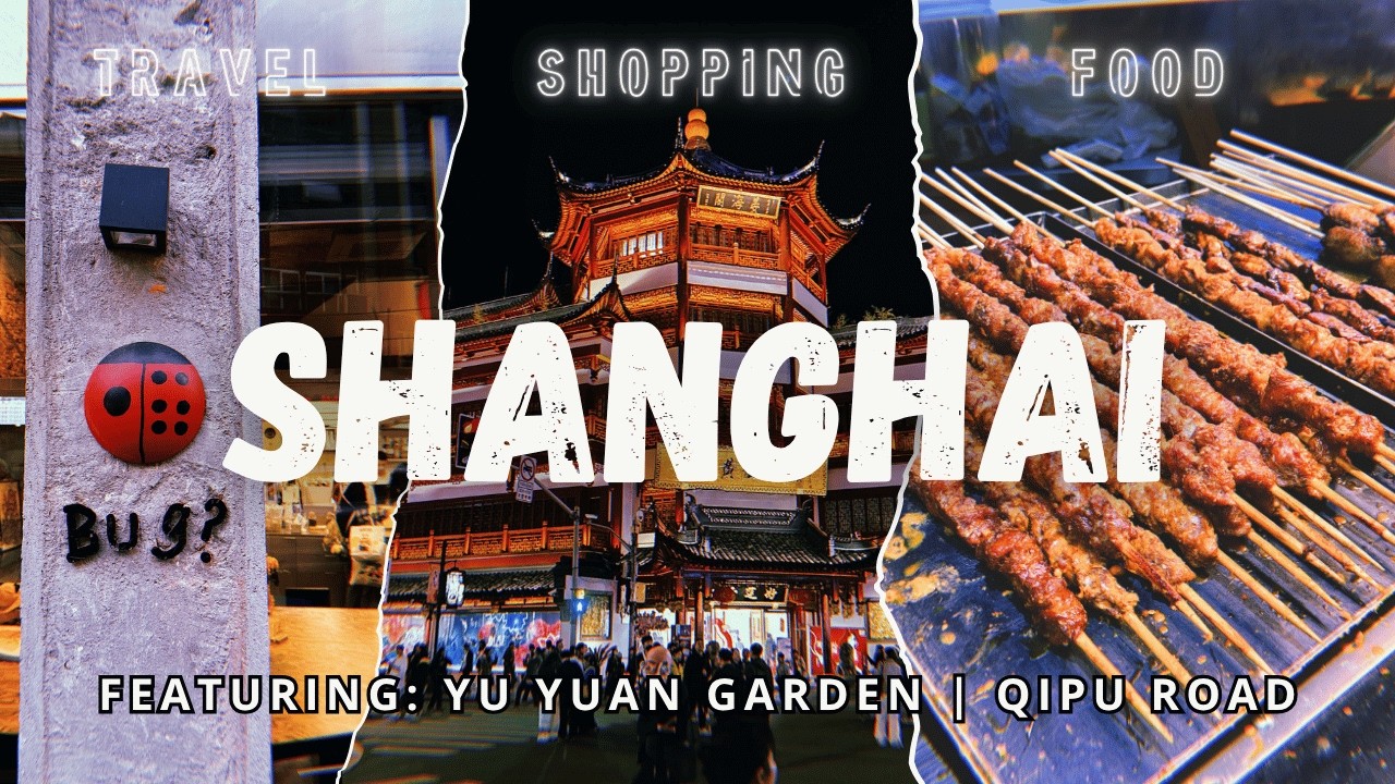 A Full Day in Shanghai 🇨🇳 Breakfast, Shopping, Cafe & Yuyuan Old Street | 上海一日游｜早餐＋购物＋咖啡馆＋豫园