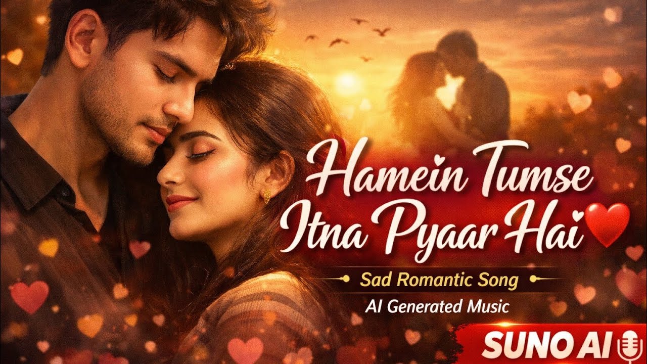 “Hamein Tumse Itna Pyaar Hai ❤️ | Sad Romantic Hindi Song | AI Generated Love Song”