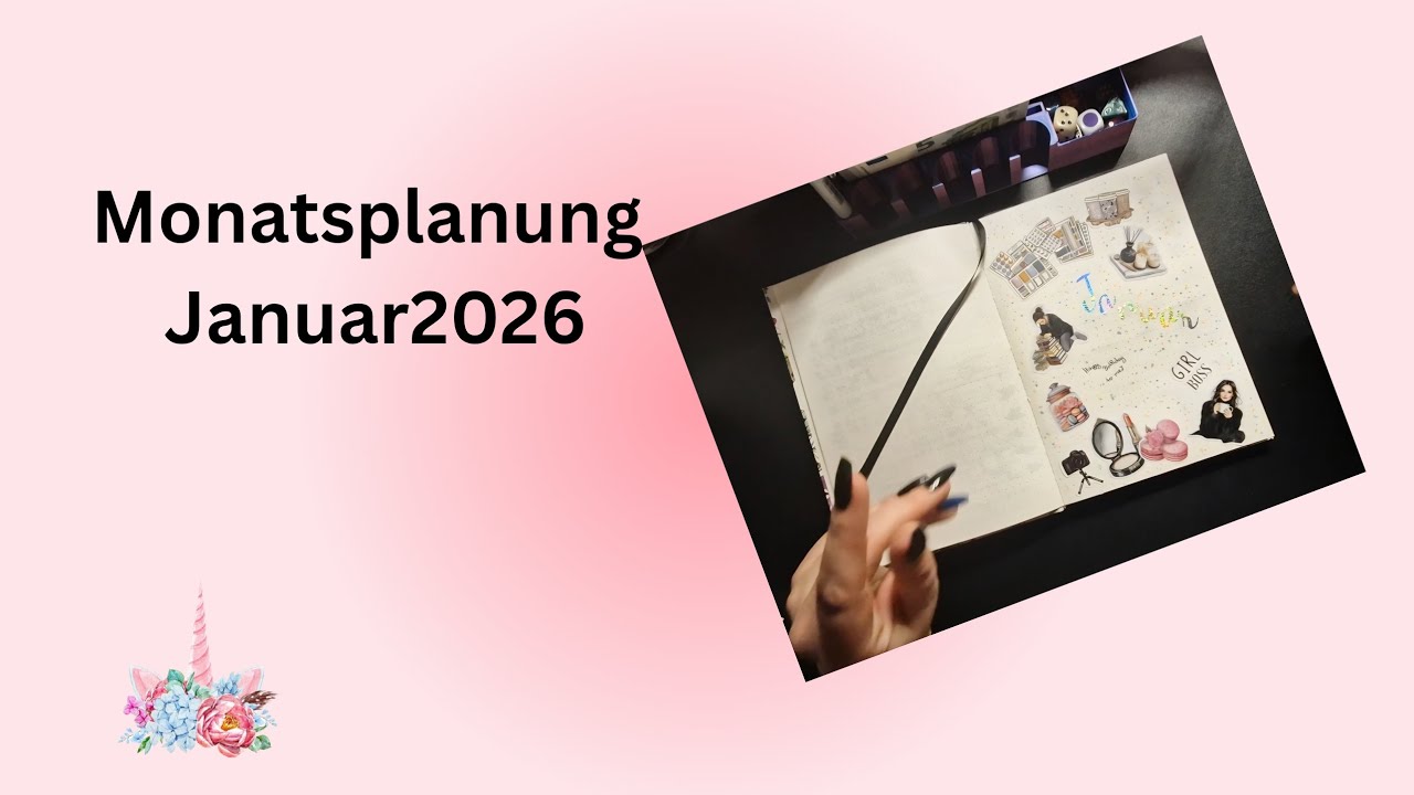 Monatsplanung Januar, neues Jahr neues Glück🎉🫶❄️