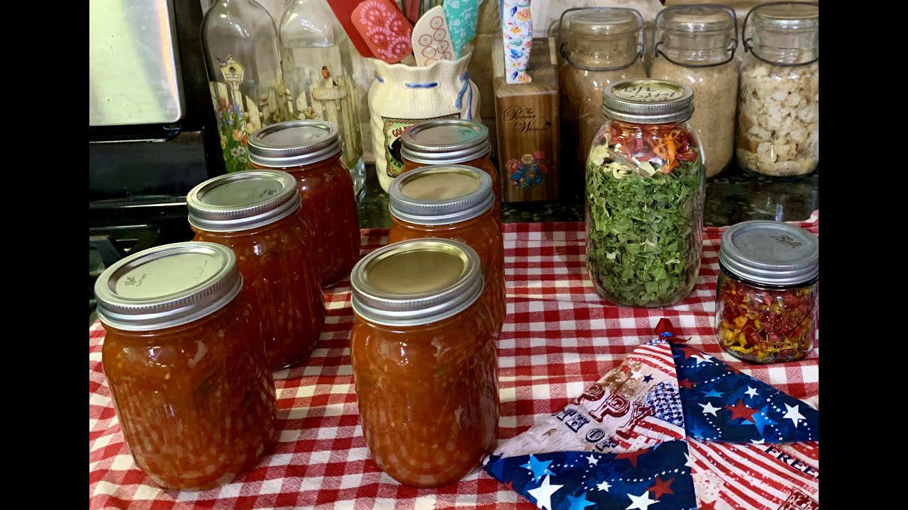 Canning Salsa from Frozen Tomatoes
