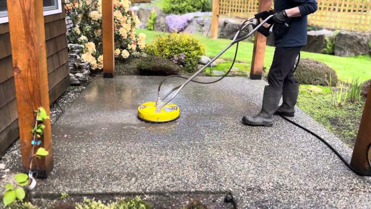 THIS is how we clean aggregate concrete!
