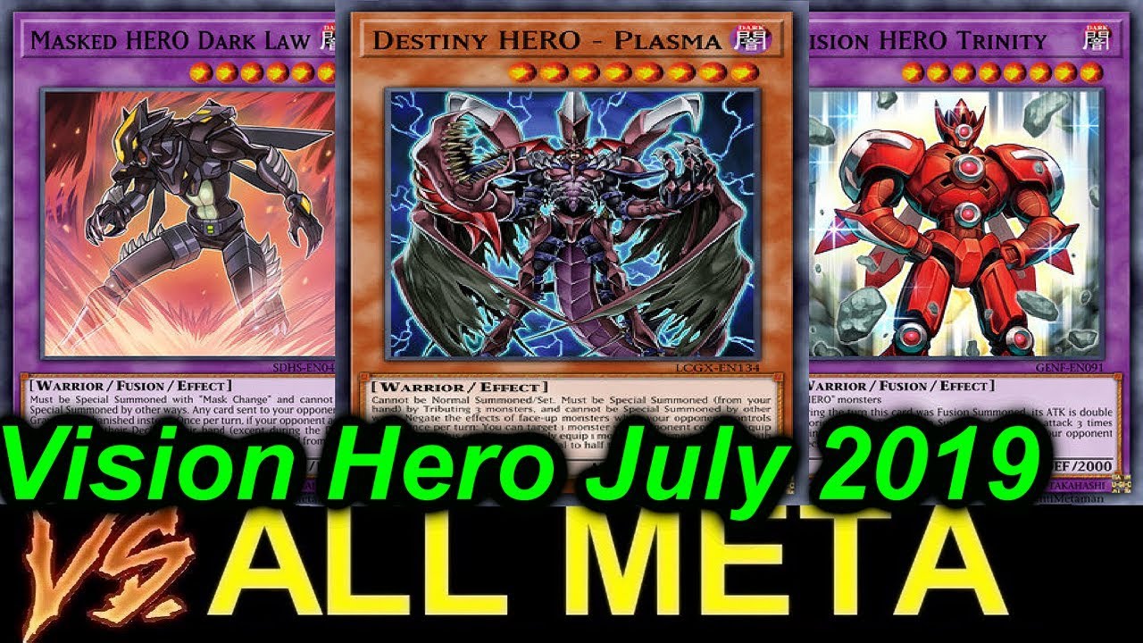 【YGOPRO】Vision HERO VS ALL META JULY 2019