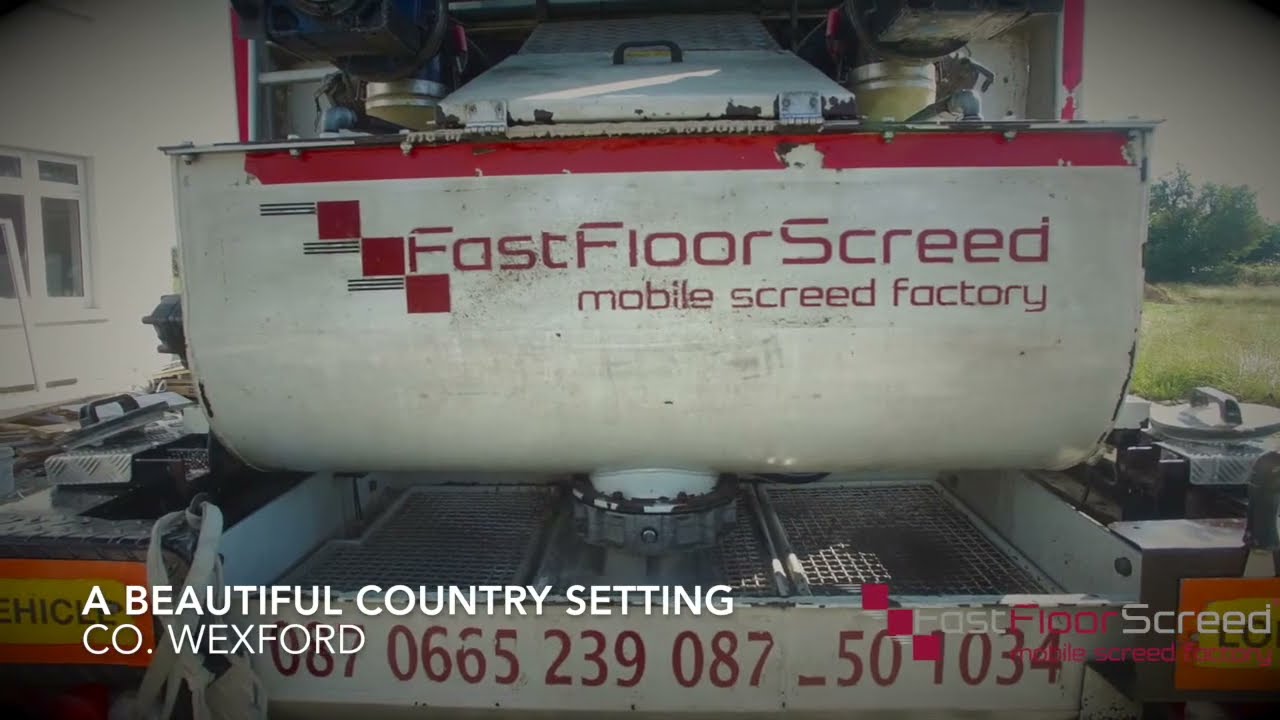 Fast Floor Screed | Nationwide | Co. Wexford | Mobile Screed Factory