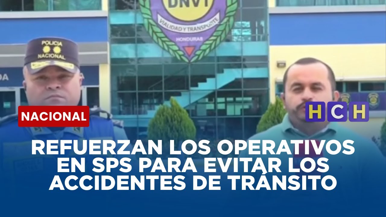 Refuerzan los operativos en SPS para evitar los accidentes de tránsito