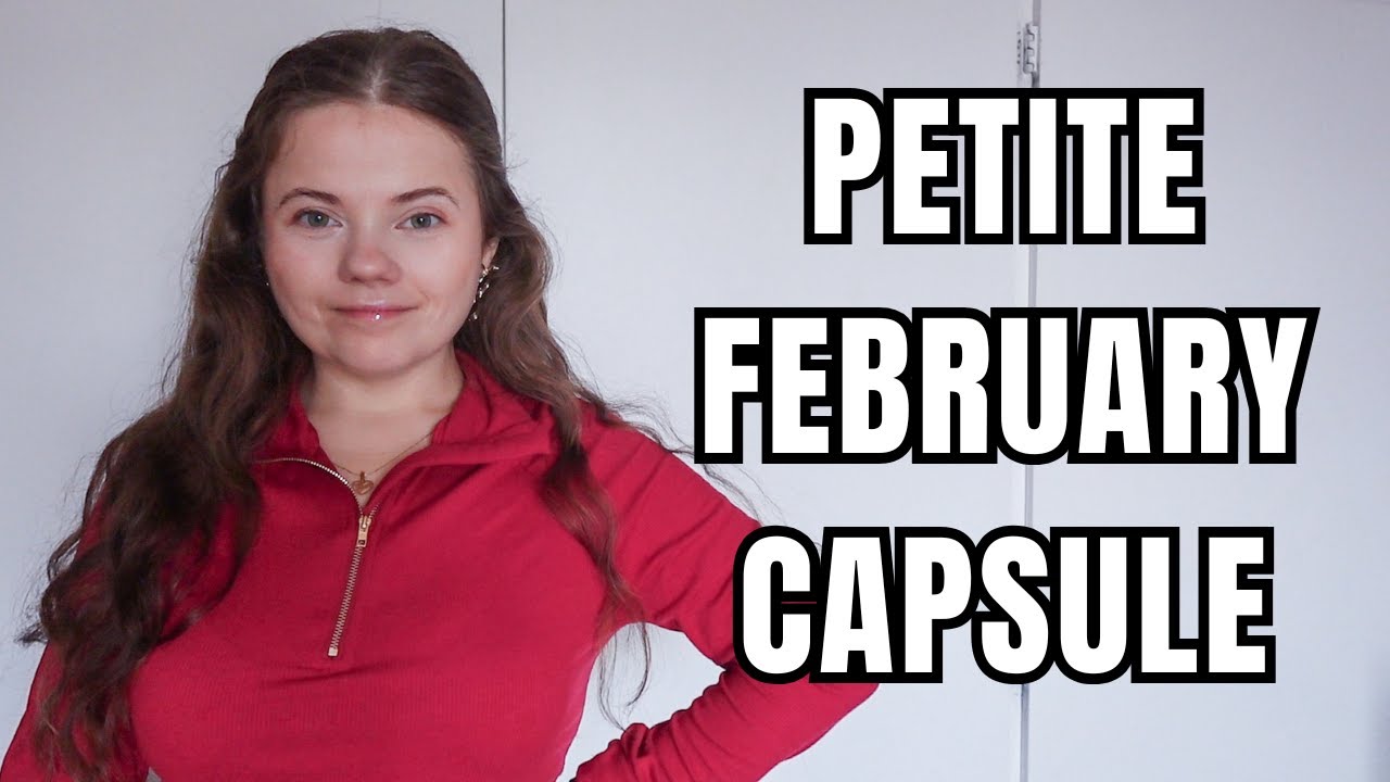 Petite capsule wardrobe for February (easy everyday outfits on repeat) #petitefashion
