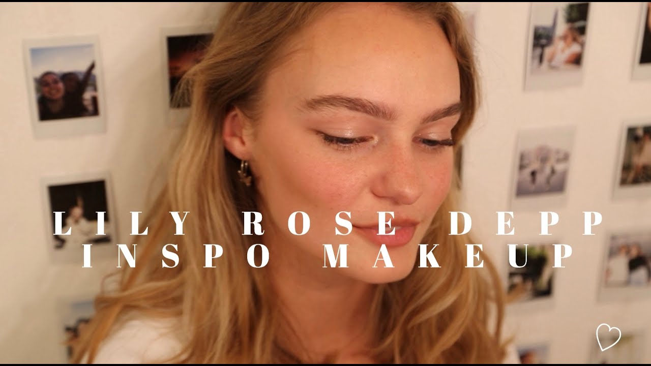 LILY ROSE DEPP INSPO MAKEUP (my first video!!!!)