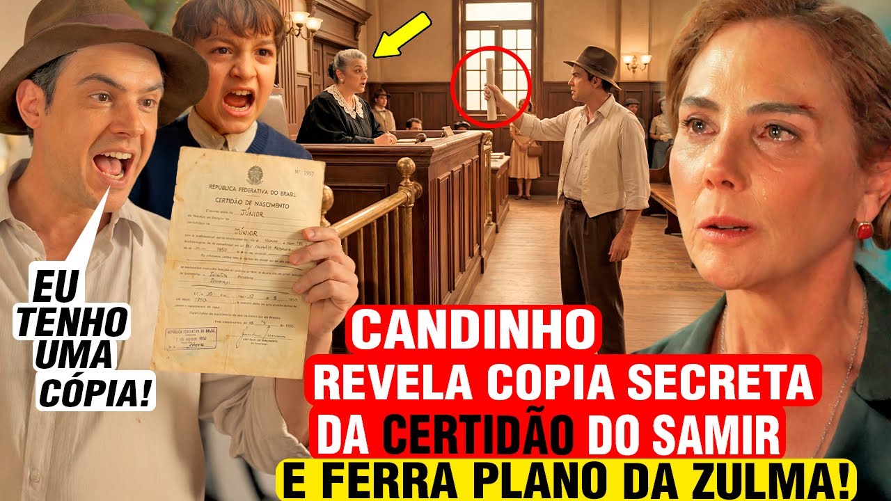 ÊTA MUNDO MELHOR - CANDINHO REVELA CÓPIA SECRETA DA CERTIDÃO DO SAMIR E FERRA PLANO DA ZULMA! resumo