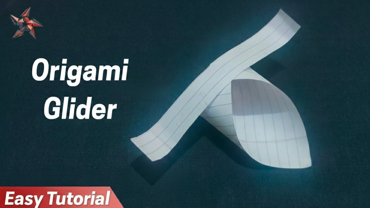 Smooth Paper Glider ✈️🔥 #NinjaOrigami