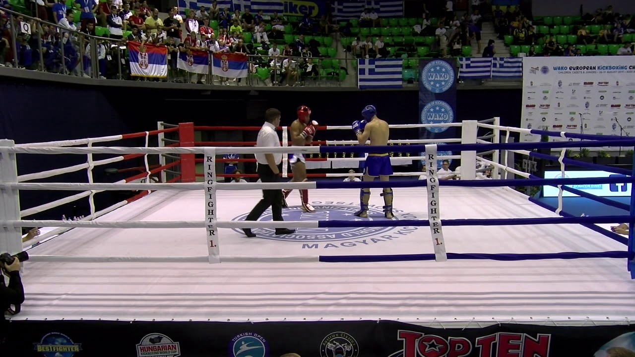 Anderson Cano Perez v Jovan Nikolic WAKO European Championships 2019