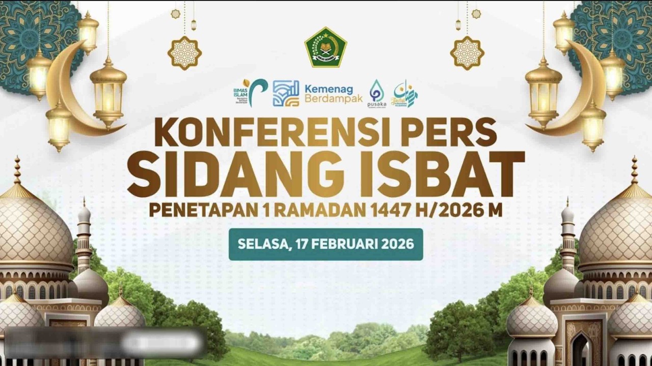 LIVE: KONFERENSI PERS PENETAPAN 1 RAMADAN 1447 H / 2026 M