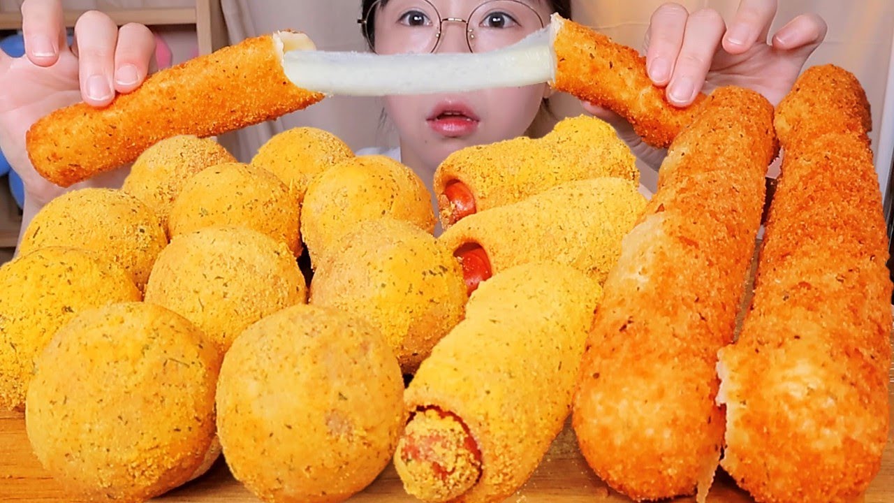 뿌링사이드💛 뿌링치즈볼 뿌링핫도그 치로스 뿌링클 디저트 먹방 Dessert Mukbang