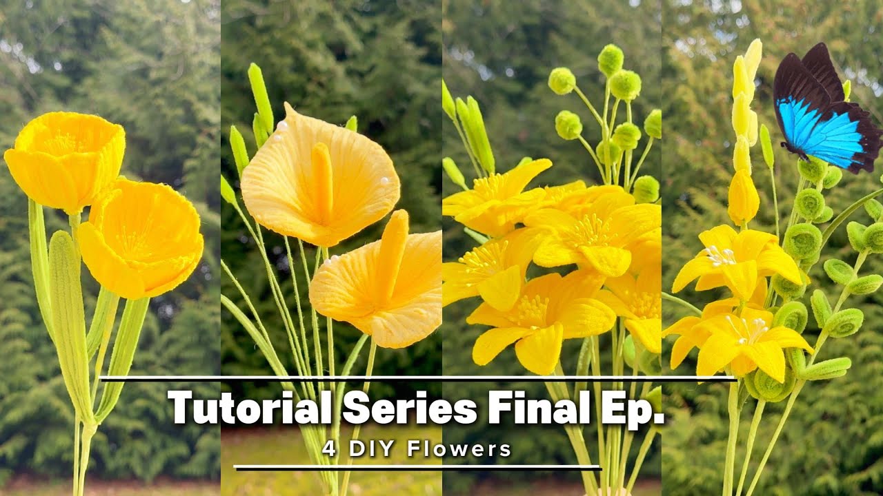 Ep.031: TUTORIAL | Sunshine Bouquet Seris Ep.4 Spanish Spoom | Elegant Gift & Home Décor Idea