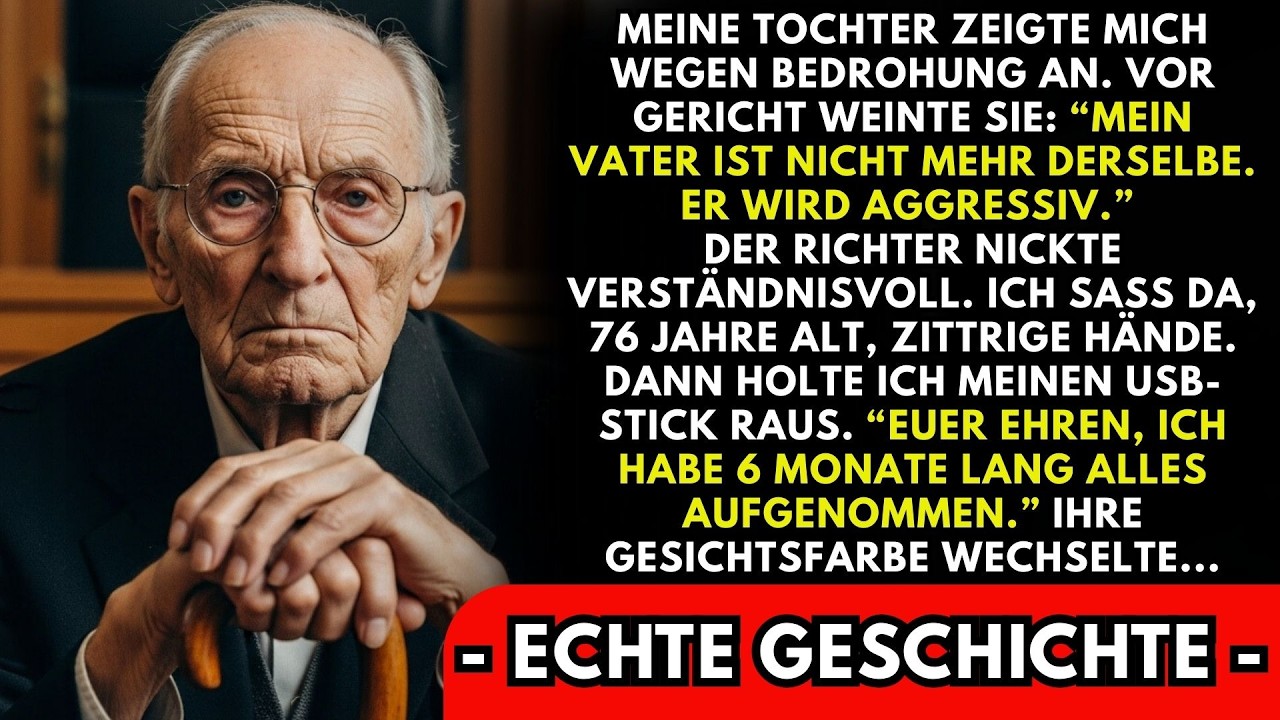 Meine Tochter verklagte mich wegen Misshandlung. Aber da war etwas, das sie nicht vorhergesah...