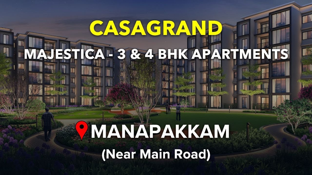 Manapakkam Apartments For Sale | Casagrand Majestica | Chennai #manapakkam #apartment #flats #porur
