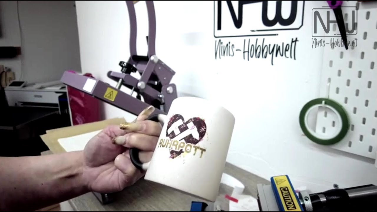 So sublimieren wir eine Farbwechsel - Glitzertasse