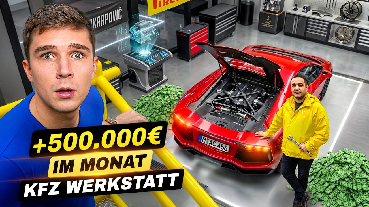 Wie er aus 1 Auto ein 500.000€ Monatsbusiness machte 🤑 1 Tag als KFZ Meister