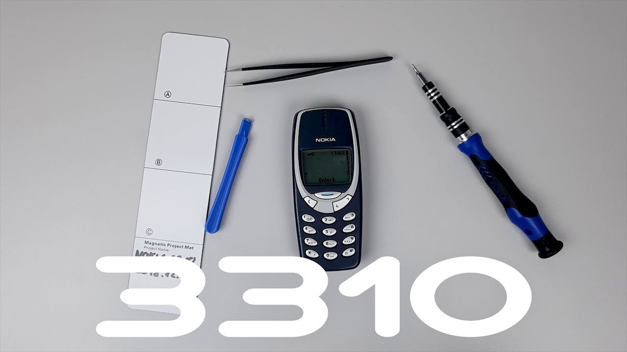 Refurbishing a Nokia 3310 phone | CellRetro | E001