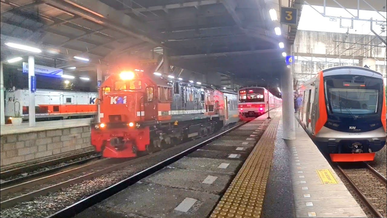 SIBUKNYA FANTASTIS KERETA API KRL JAKARTA 2025, KRL IMPORT CHINA BARU,LOKO CC 201 RNB LIVERY SUMATRA