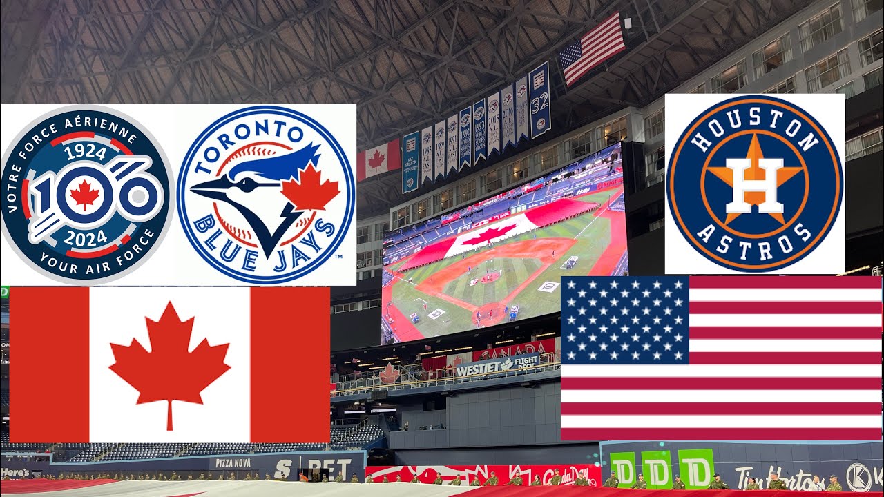 Toronto Blue Jays 2024 Canada Day Opener Ceremony (Blue Jays vs Astros)