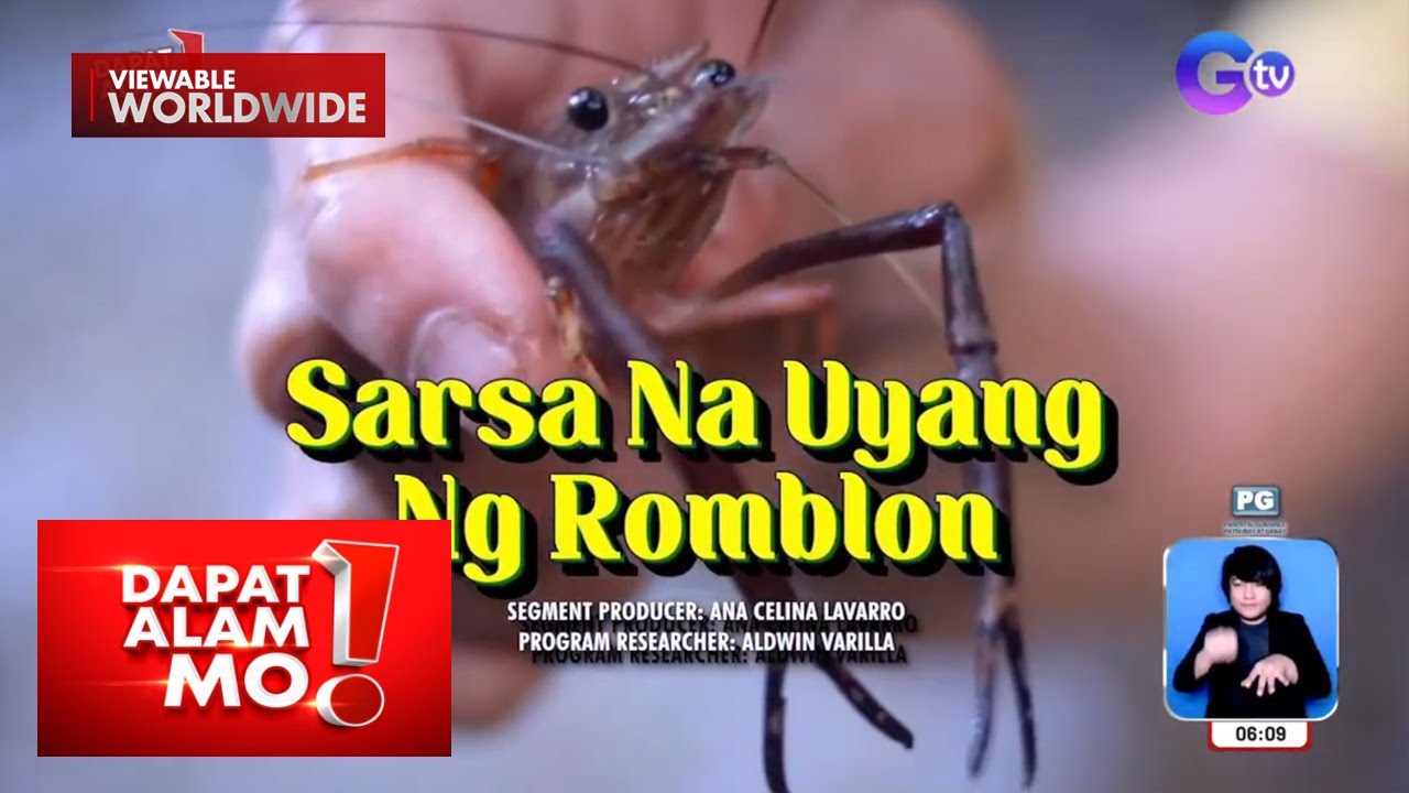&ldquo;Sarsa na uyang&rdquo; ng Romblon, tikman! | Dapat Alam Mo!