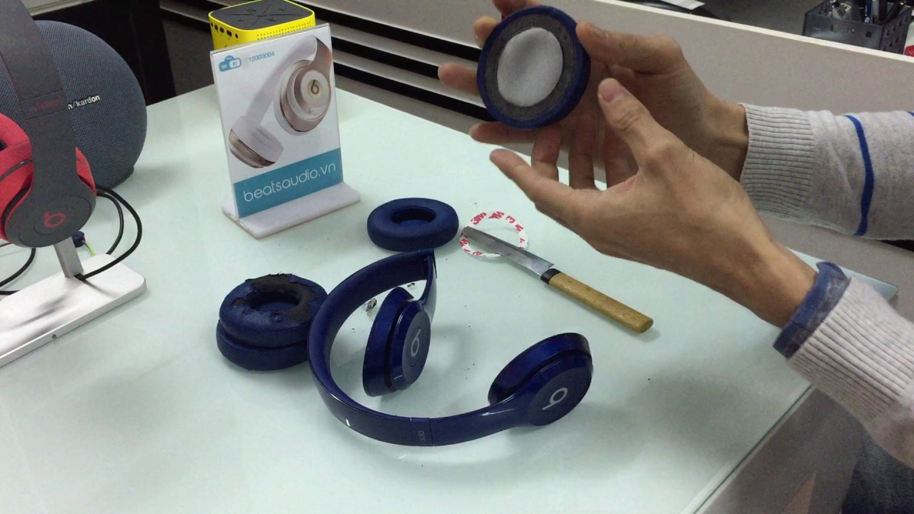 Hướng dẫn thay Pad cho tai nghe Beats Solo2