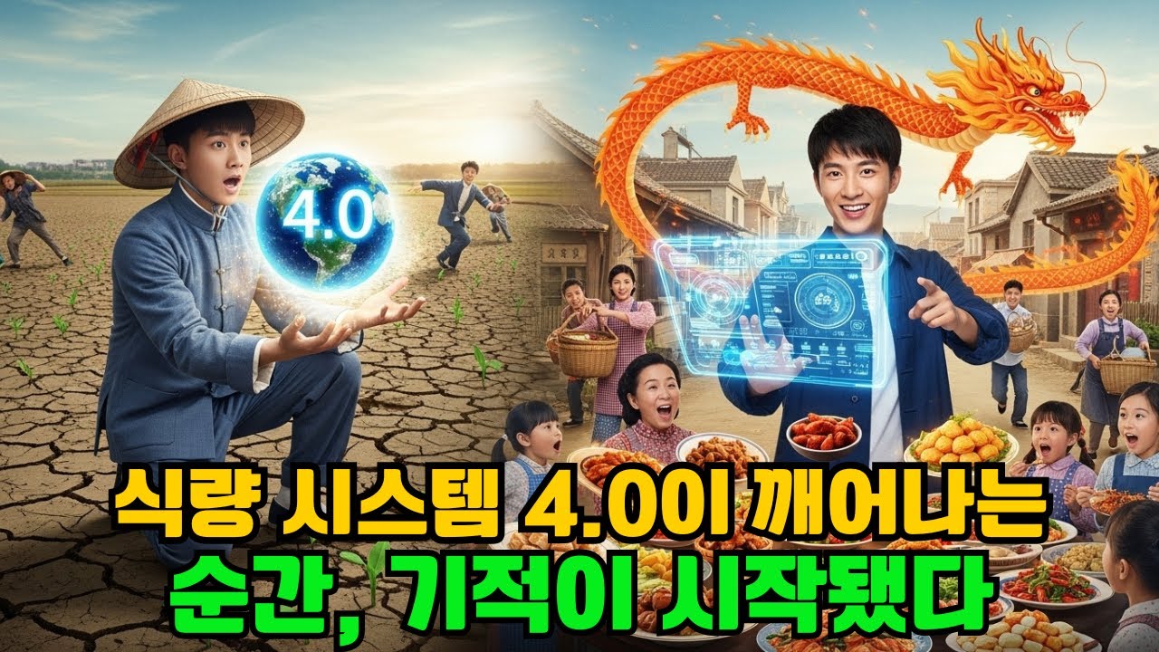 기근으로 인해 마을 전체가 나무껍질을 먹어야 했고, 황금빛 손을 가진 한 청년이 식량 시스템 4.0을 통해 그의 가족을 구했습니다.