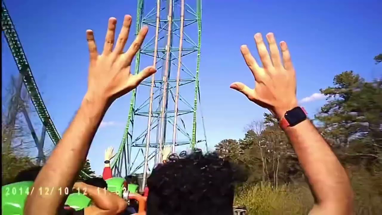 Kingda Ka Rollback POV (Volume Warning) 2022 Coaster Power Hours Six Flags Great Adventure