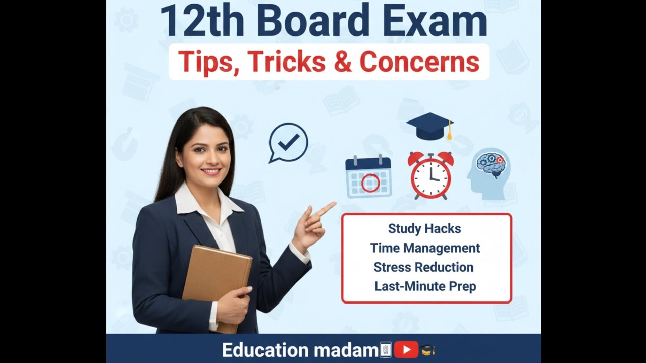 Study Tips,myths & Preparations about 12th Board exam 2026,How to score good Marks in your Boards?🤔
