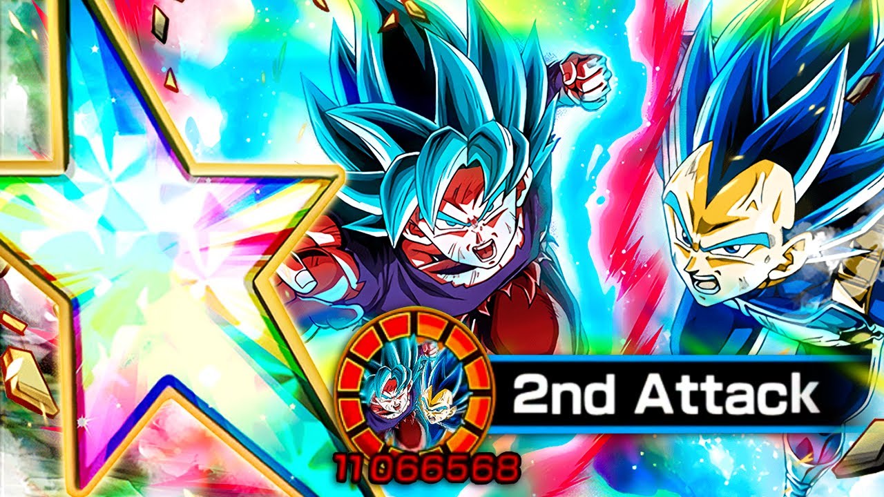 THE BEST UNIT IN DOKKAN? 100% RAINBOW STAR LR BLUE GOKU & BLUE VEGETA! (DBZ: Dokkan Battle)