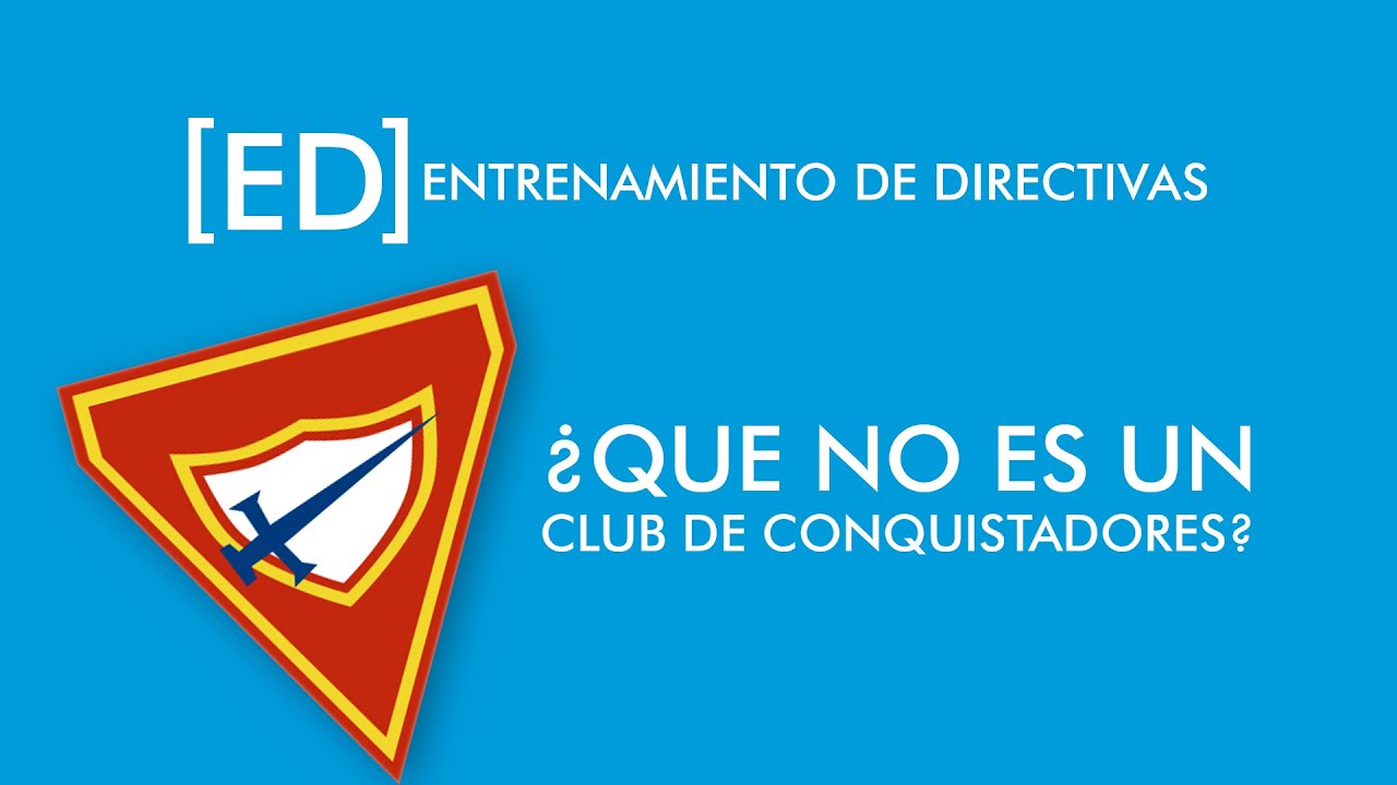 ED  - Que NO es un Club de Conquistadores