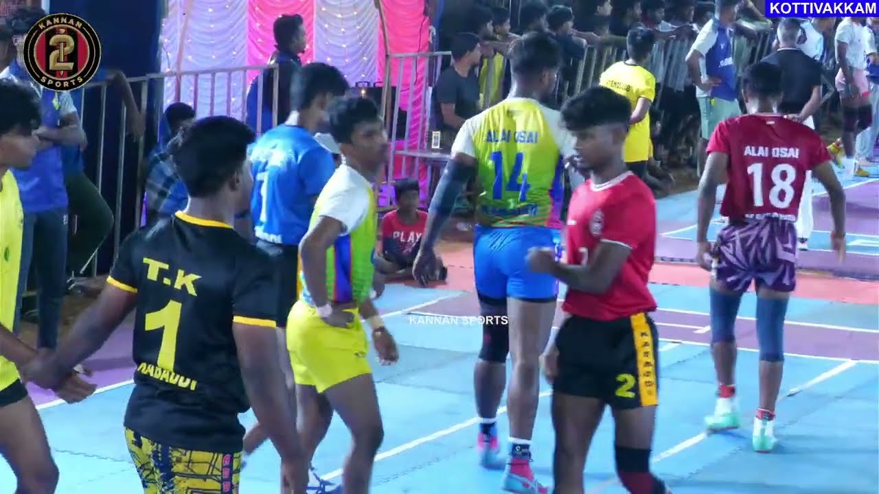 CHINNADI KUPPAM vs AMBETHKAR ANNAGAI @KOTTIVAKKAM (CHENNAI) KABADDI MATCH