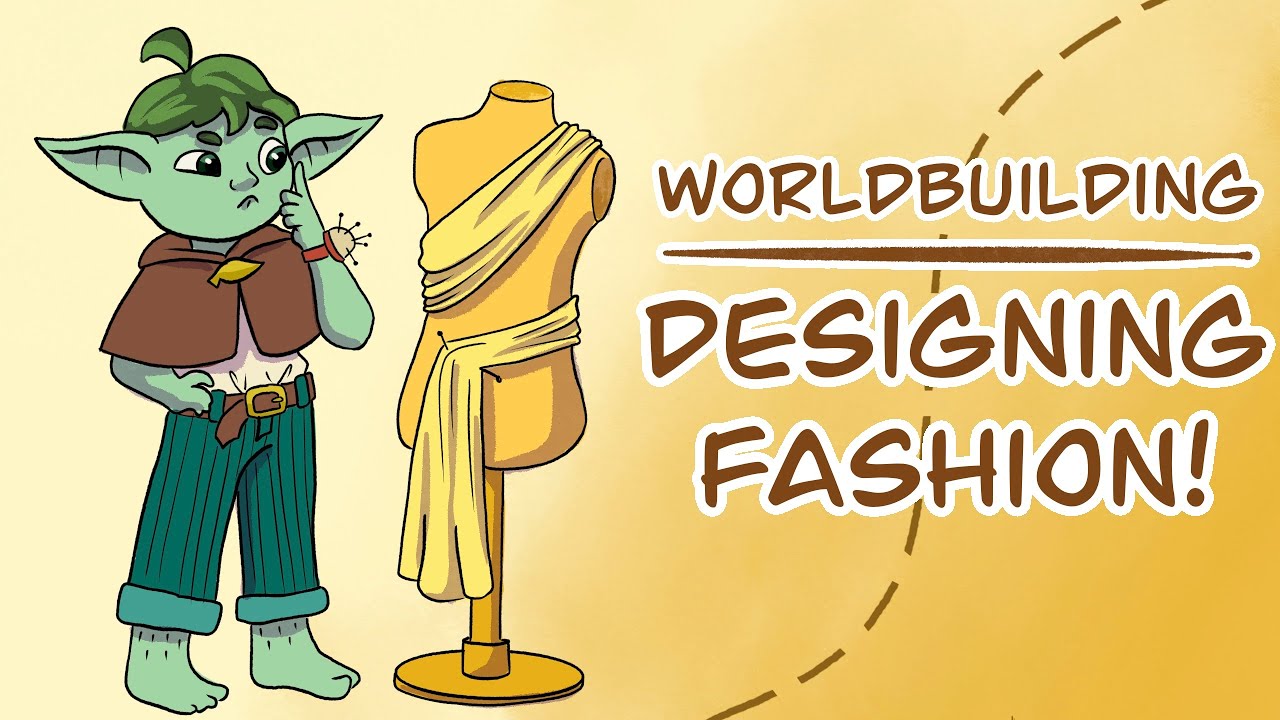 Designing some fashion! // Worldbuilding sketchbook session