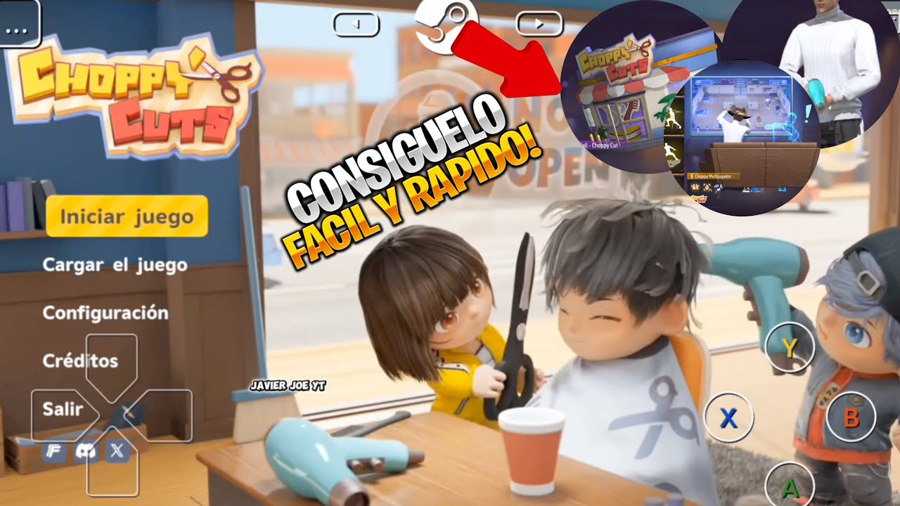 CHOPPY CUT EN CELULAR: CÓMO JUGAR JUEGOS DE STEAM CON GAME HUB BIEN EXPLICADO CREA TU CUENTA STEAM
