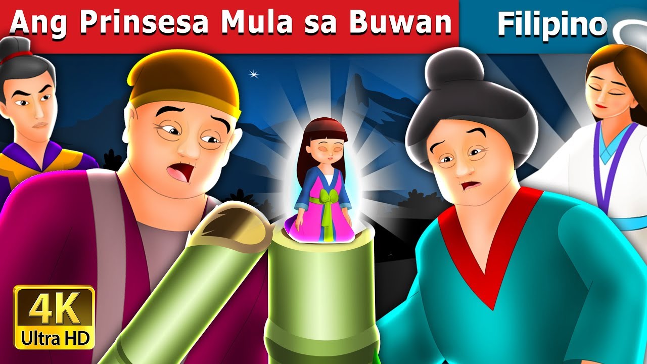 Ang Mananabas ng Kawayan | Tale of the Bamboo Cutter in Filipino | @FilipinoFairyTales