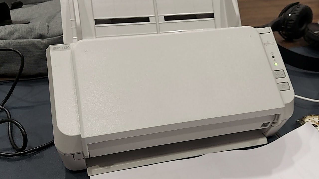 Fujitsu SP 1130 PAPER SCANNER Review - BEST Bulk Document paper scanner machine - Bulk Image scanner