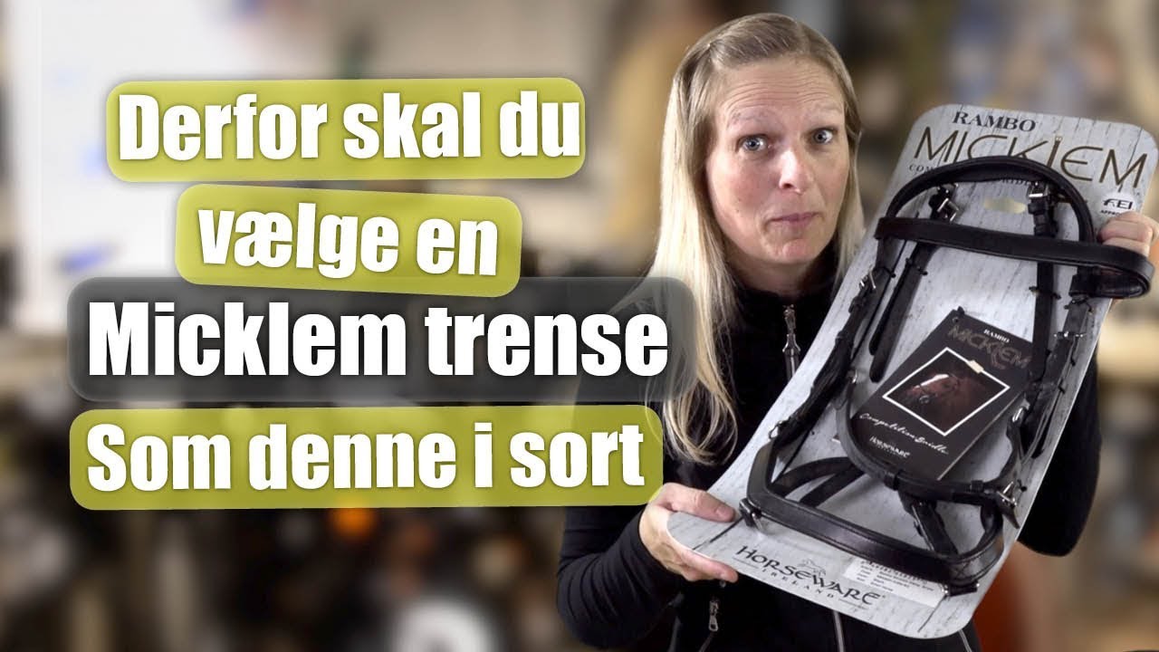 Derfor skal du vælge en Micklem trense i sort