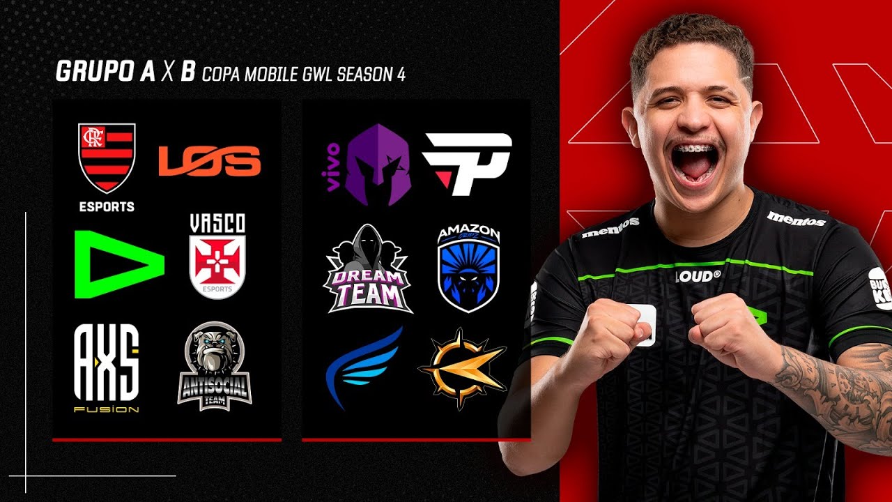 COPA MOBILE GWL - GRUPOS A x B - ESTREIA - Free Fire