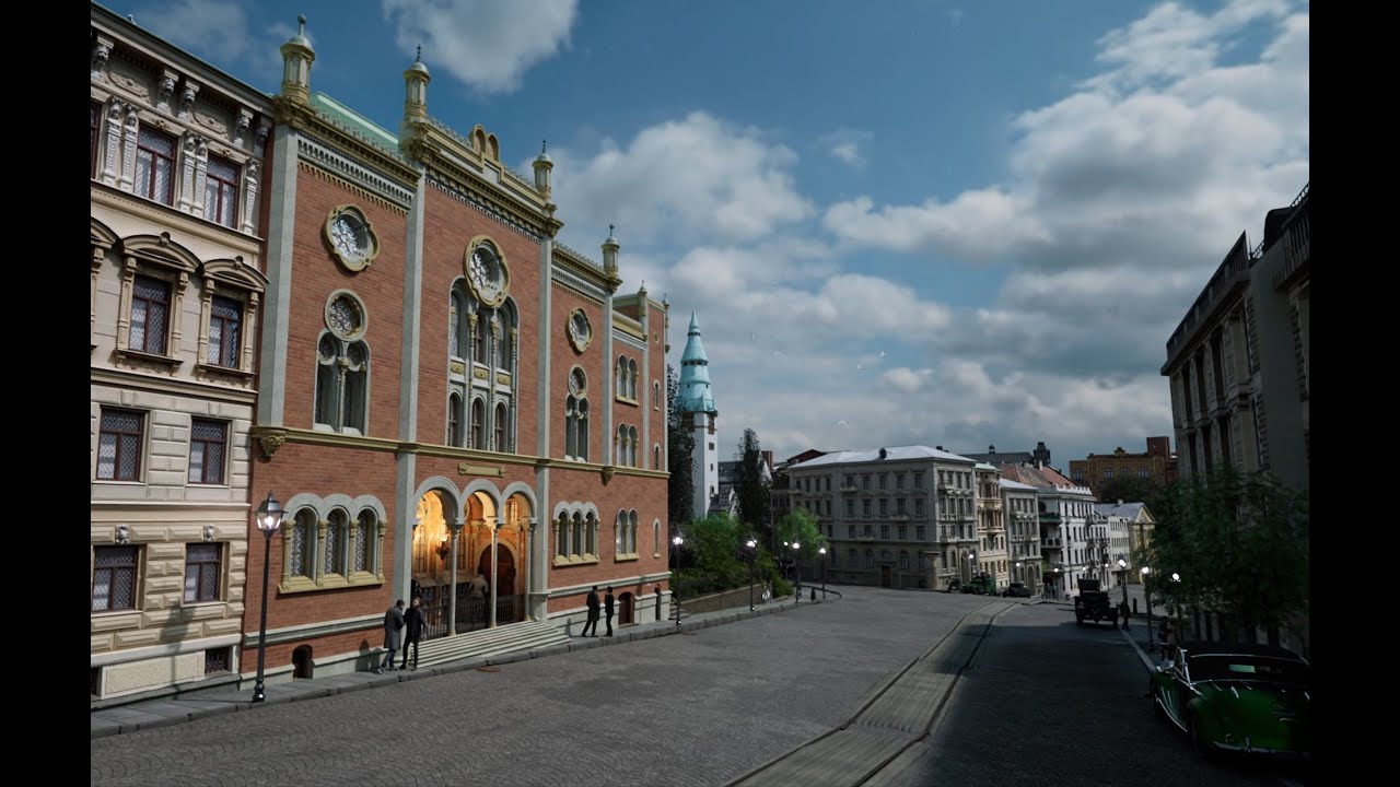 Nowa Synagoga w Szczecinie  Wirtualna Rekonstrukcja