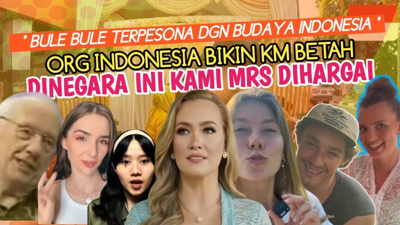 PARAH ! HANYA DI INDONESIA BULE NEKAD IKUT HAJATAN RAKYAT KARENA JATUH HATI DGN KERAMAHAN ORANG2NYA